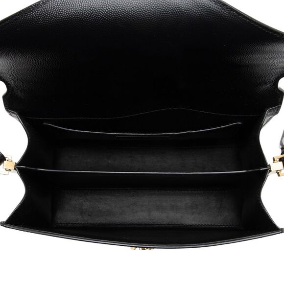 Saint Laurent Grain de Poudre Monogram Cassandra Medium Top Handle - Picture 7 of 14